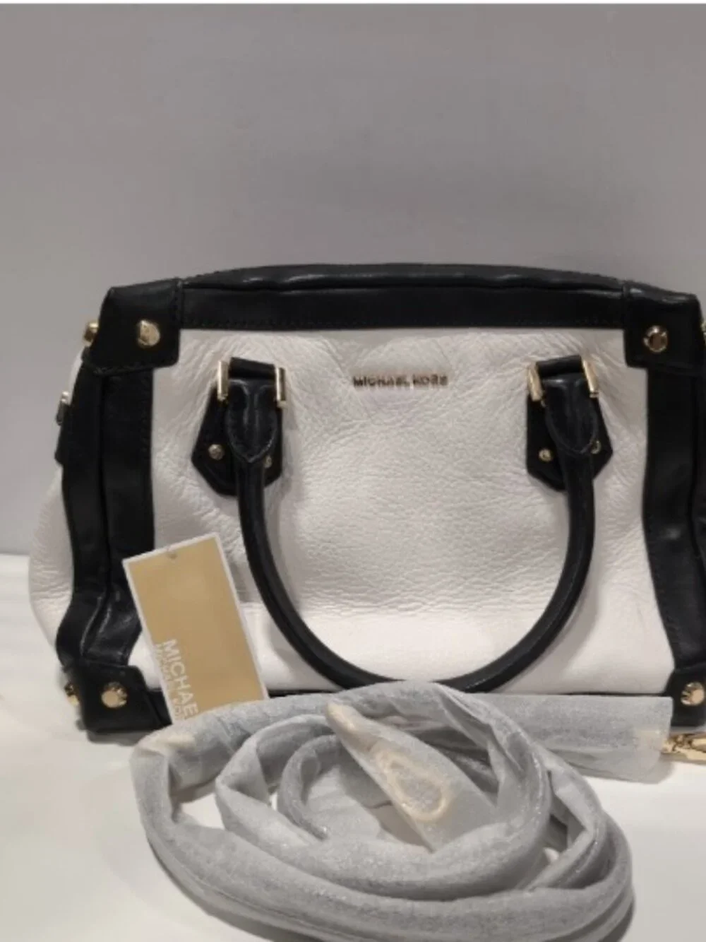 New w Tag $368 Michael Kors Taryn 2 Way Satchel Tote Shoulder Bag